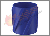 Thermoplastic Spiral Vane Solid Rigid Centralizer